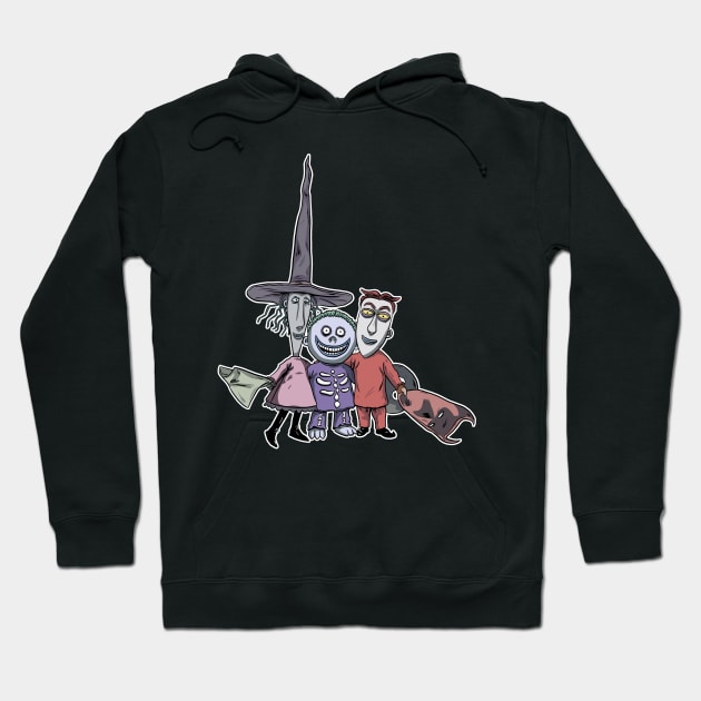 Lock, Shock and Barrel Hoodie by Black Snow Comics